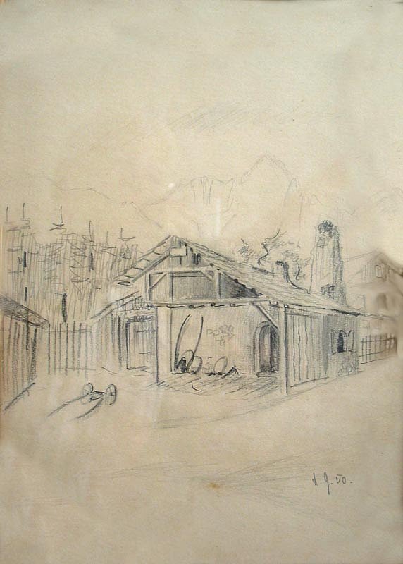 Leopold-Ganzer-1950-Alte-Schmiede-Lienz-21x29-Bleistift.jpg